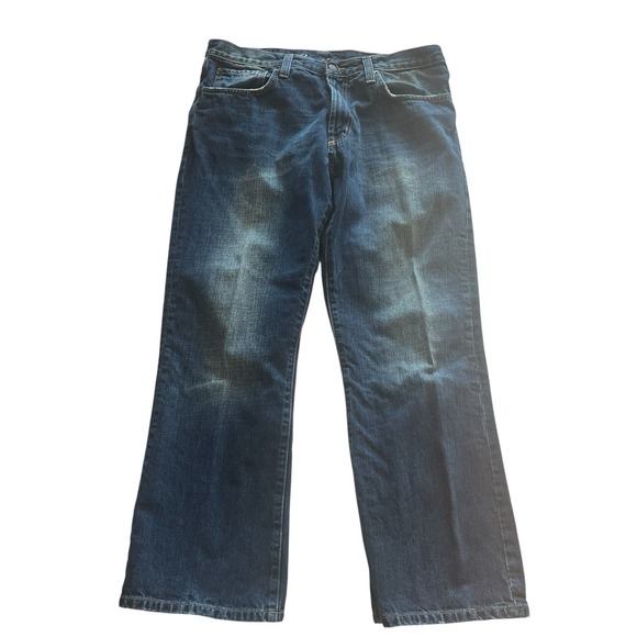 Eddie Bauer Other - Eddie Bauer Men's‎ Size 36W x 30L Bootcut Jeans Medium Wash 100% Cotton